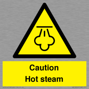 Caution Hot steam